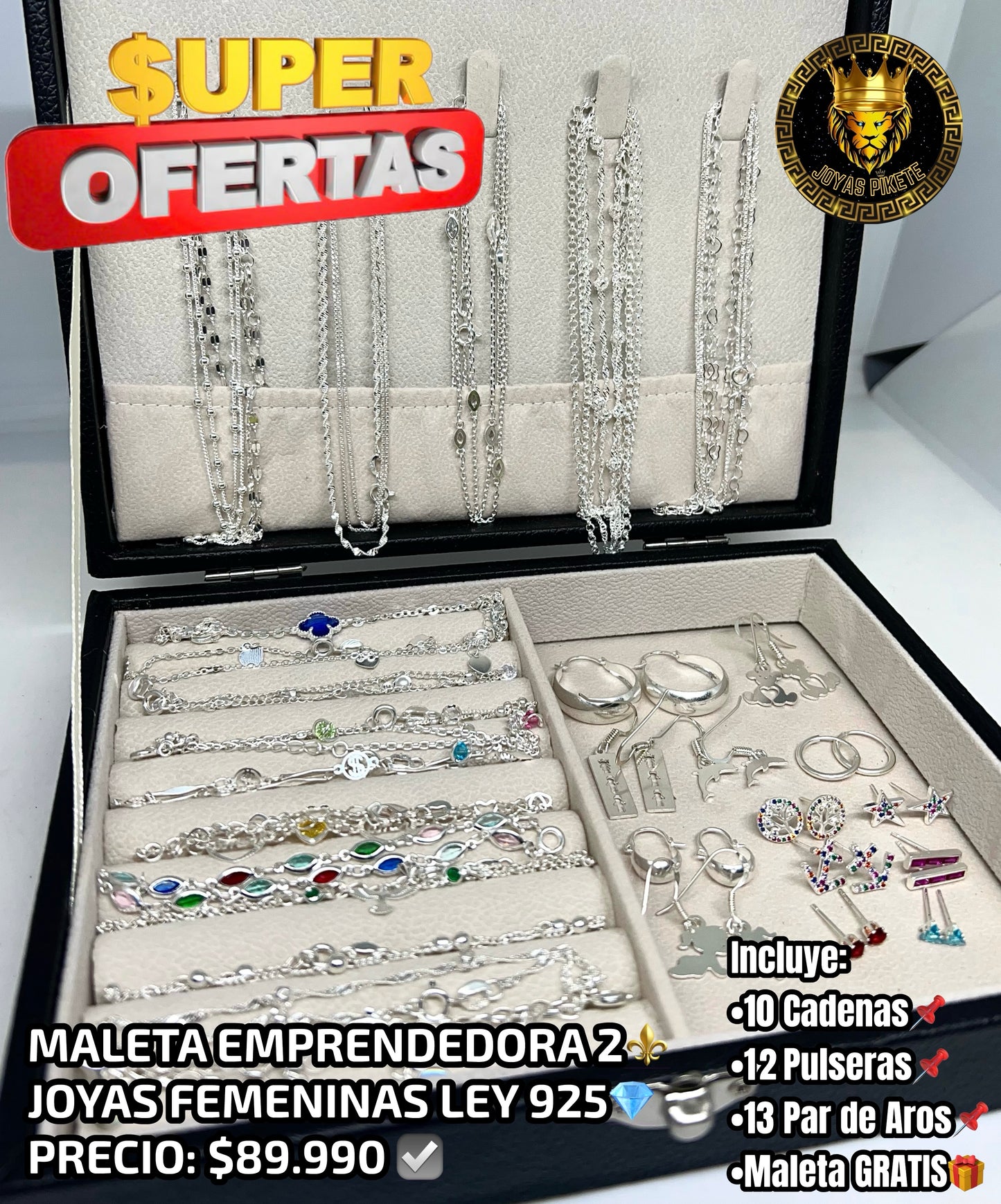 Maleta Femenina Ley 925
