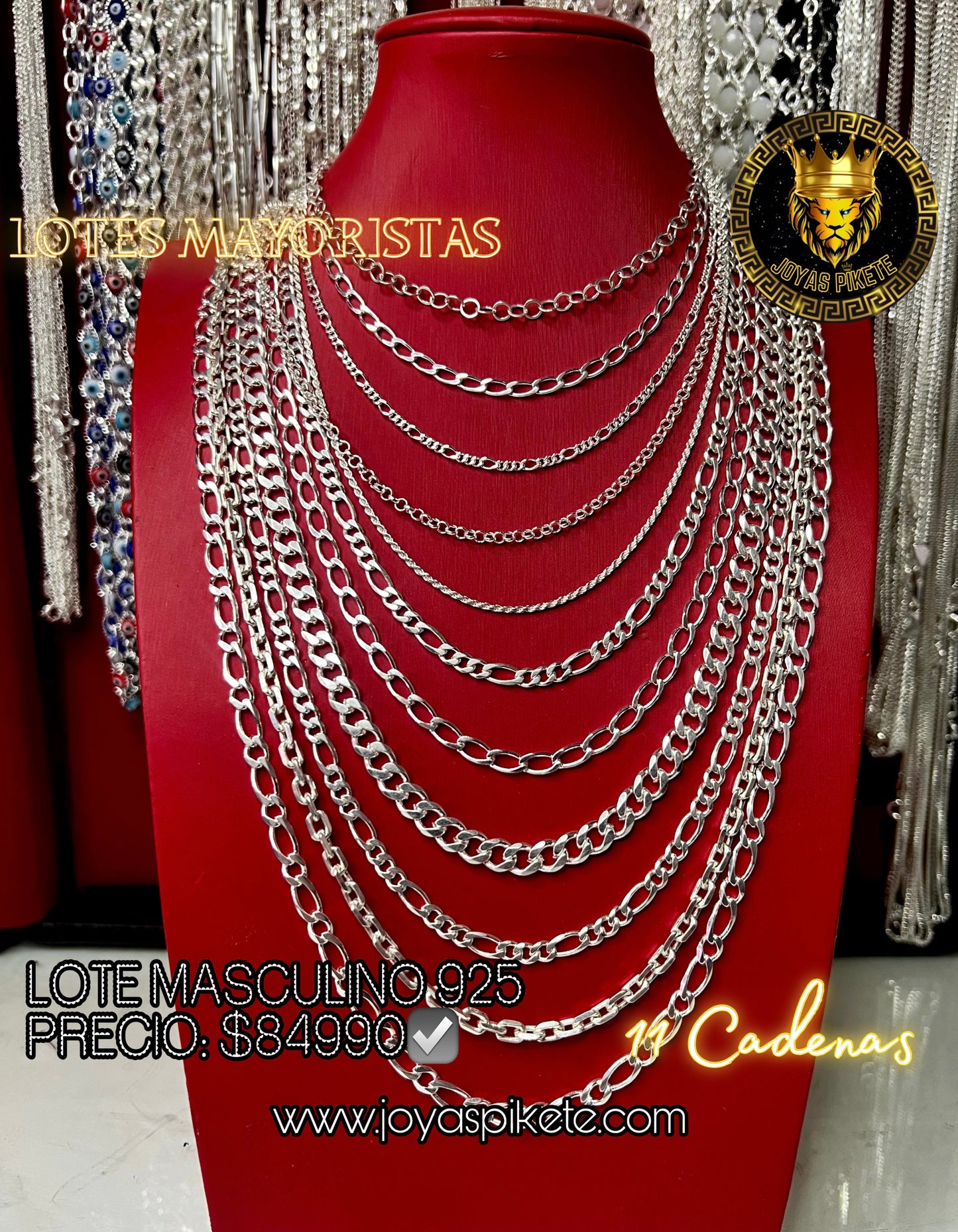 Lote Cadenas 925💎