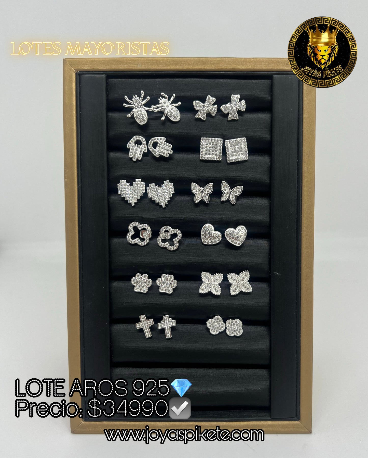 LOTE AROS FEMENINOS 925💎