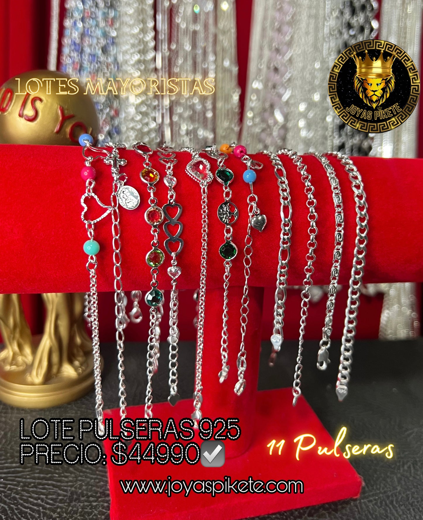 Lote Pulseras Mixtas 925💎