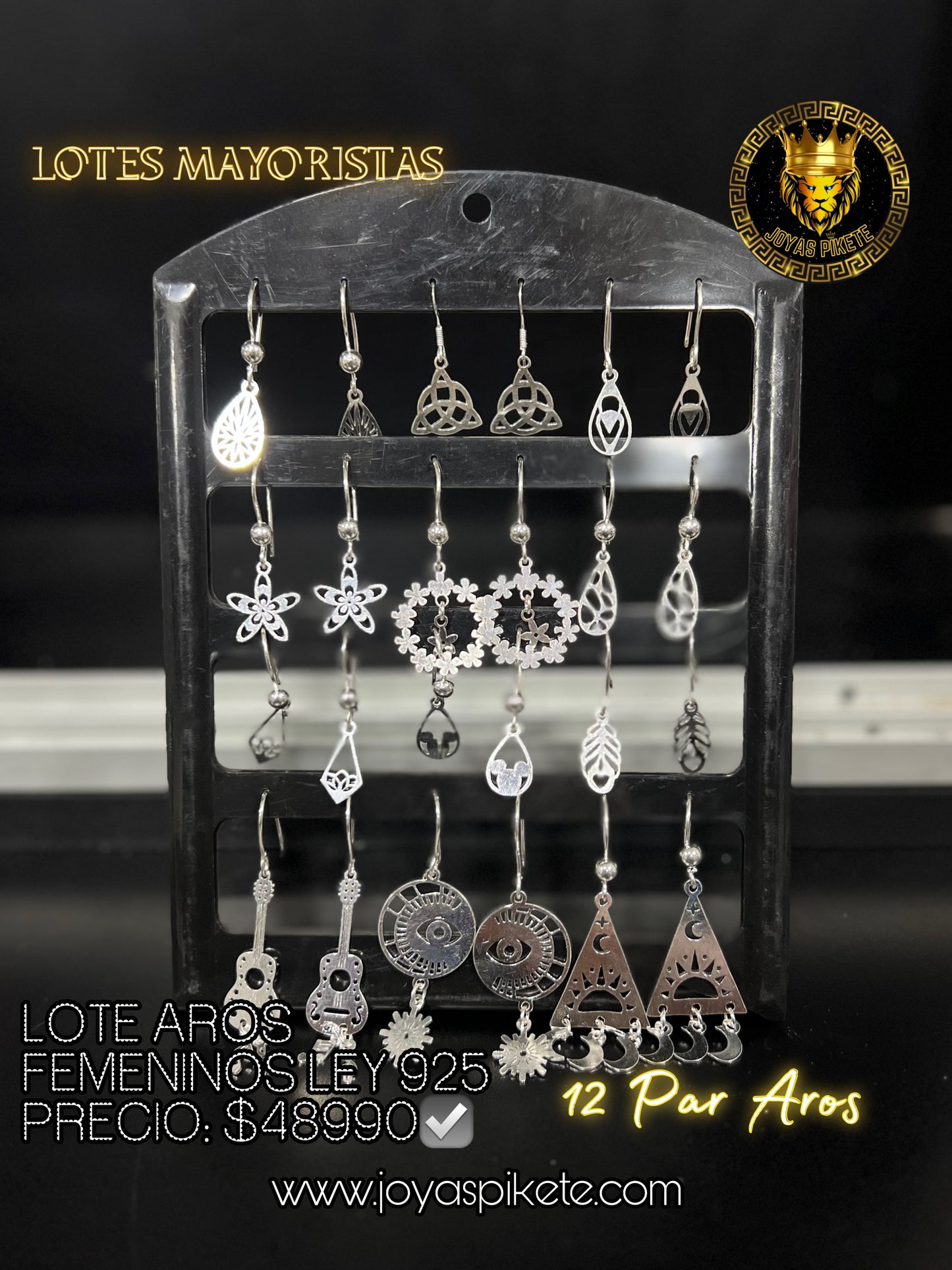Lote Aros Femeninos 925💎