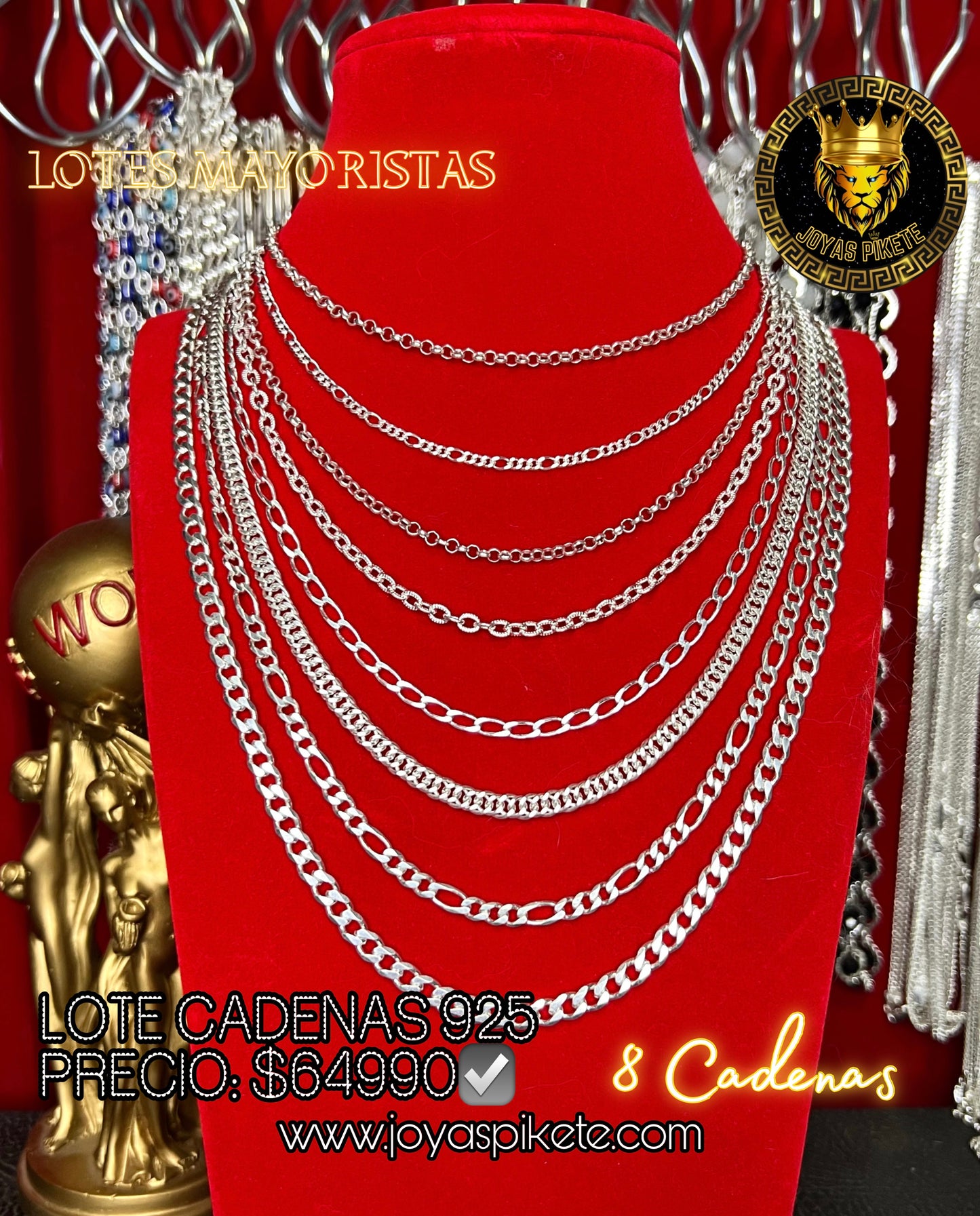 Lote Cadenas 925💎