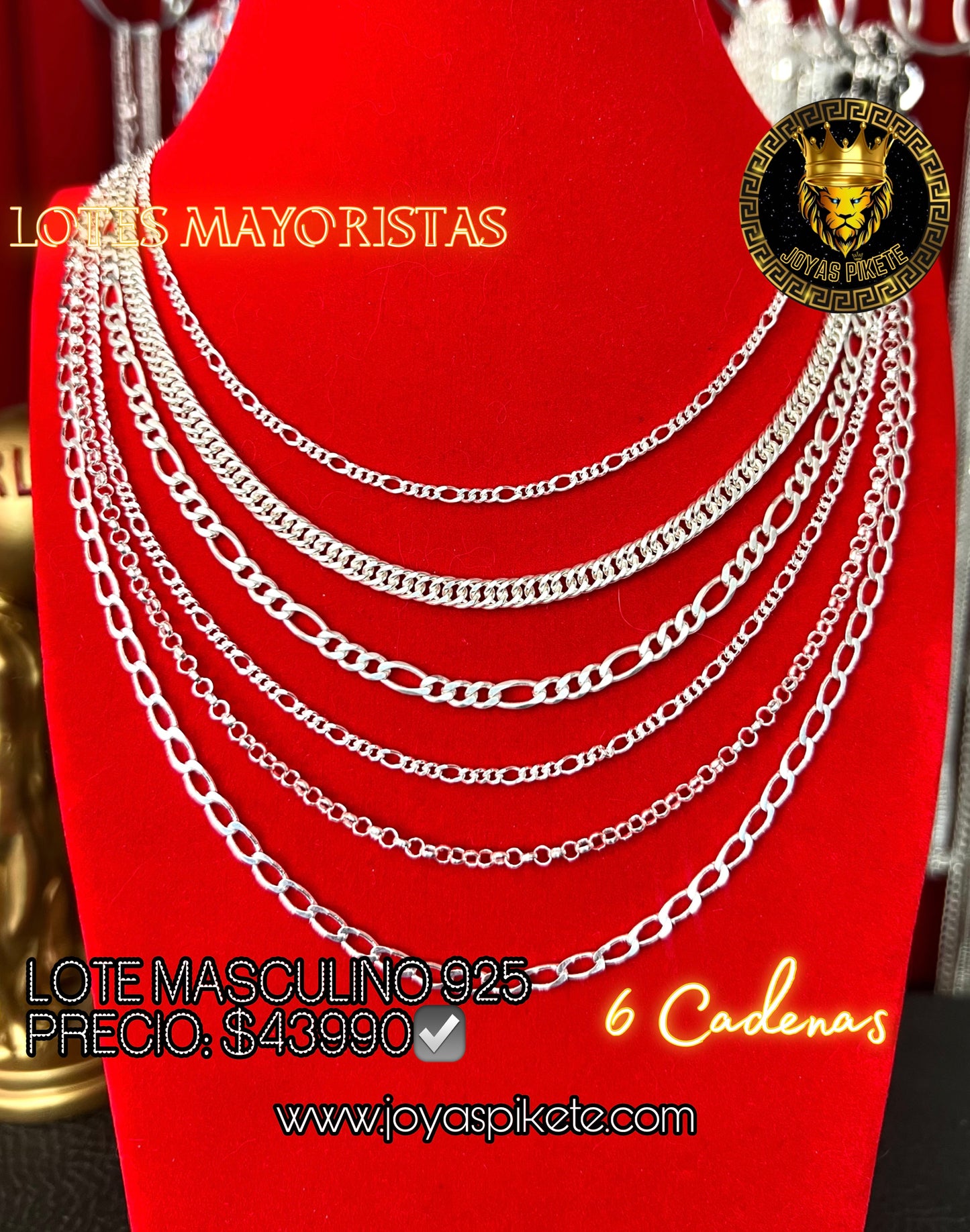 Lote Cadenas 925💎
