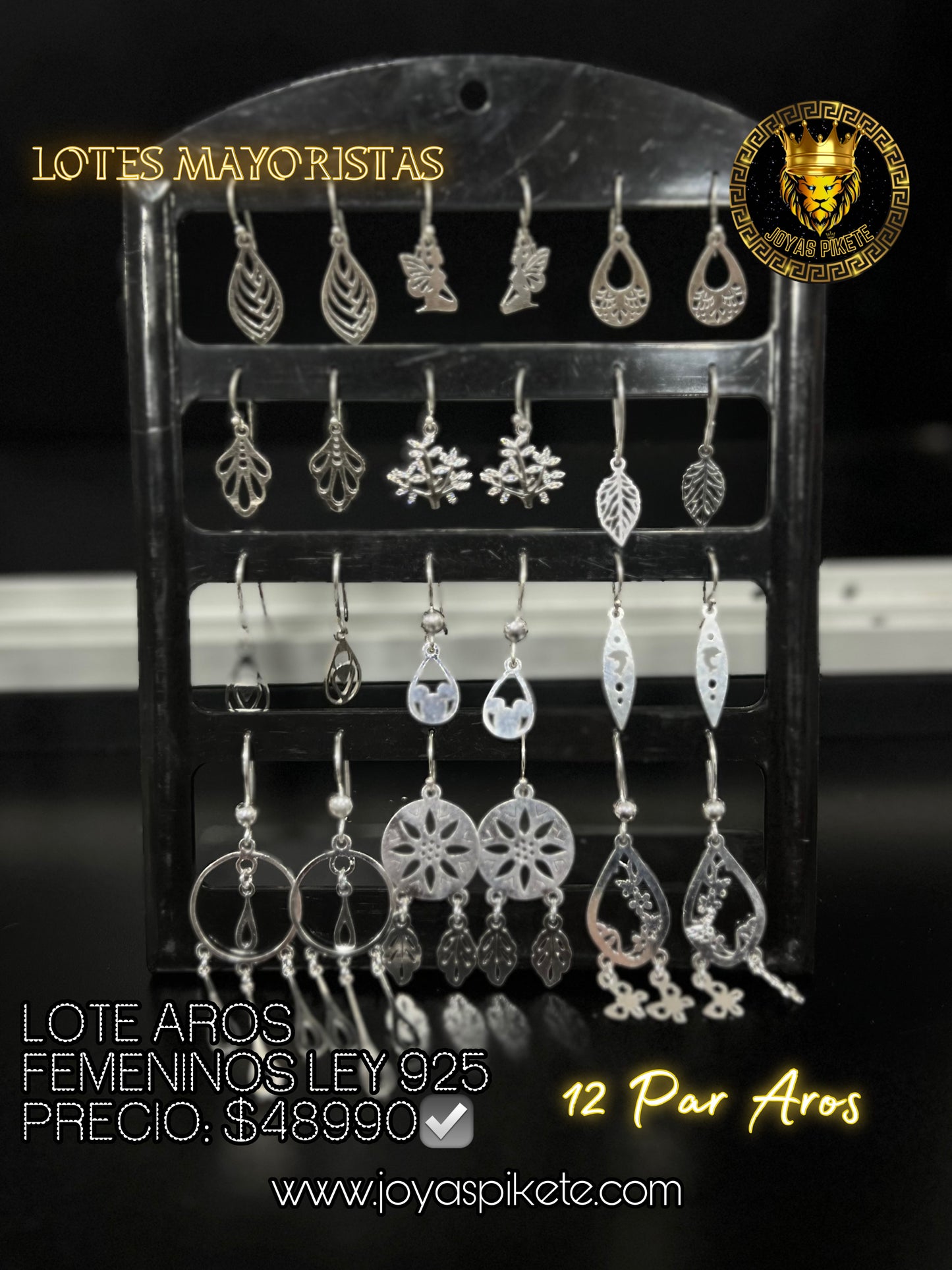 Lote Aros Femeninos 925💎
