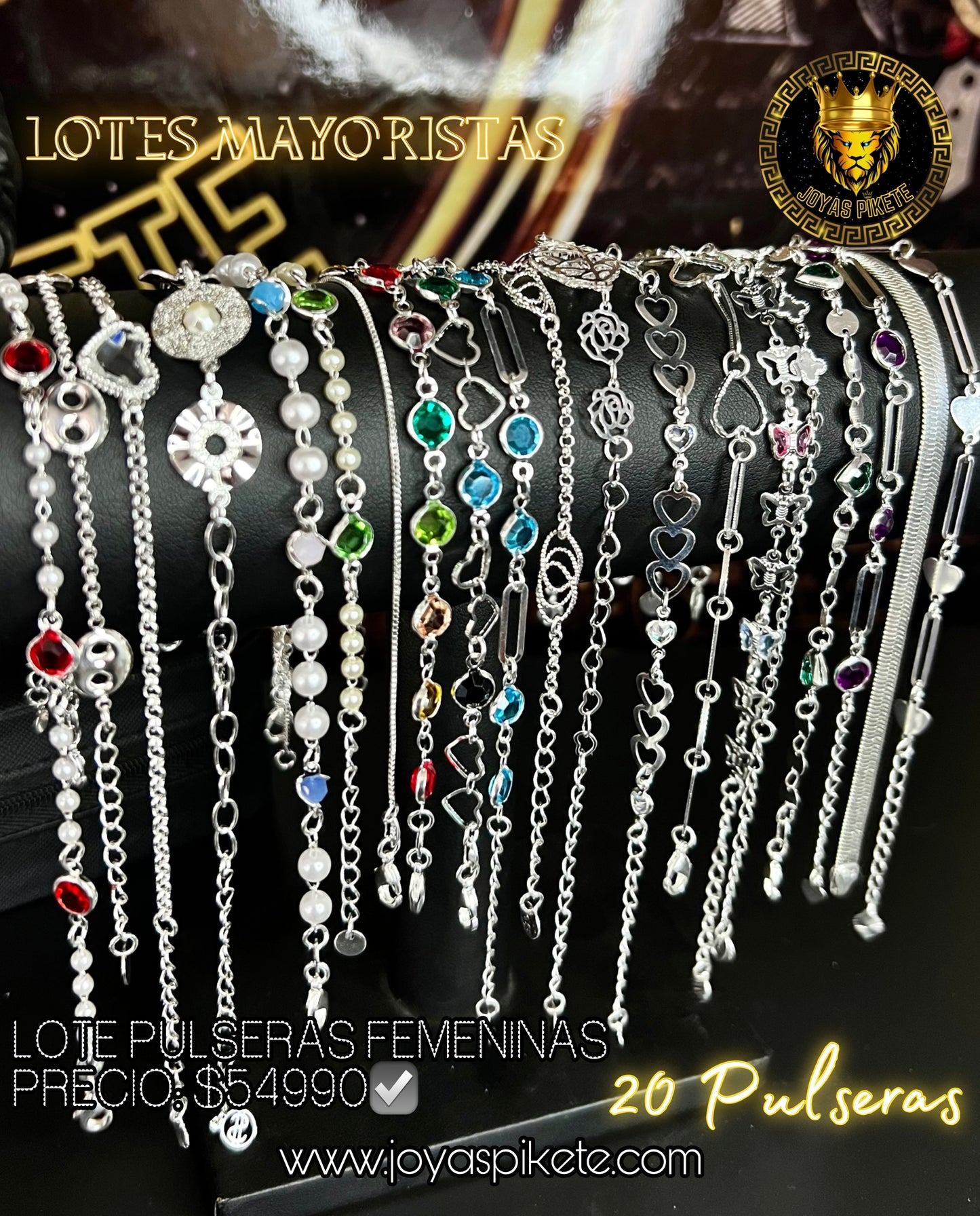 Lote Pulseras Femeninas 925💎