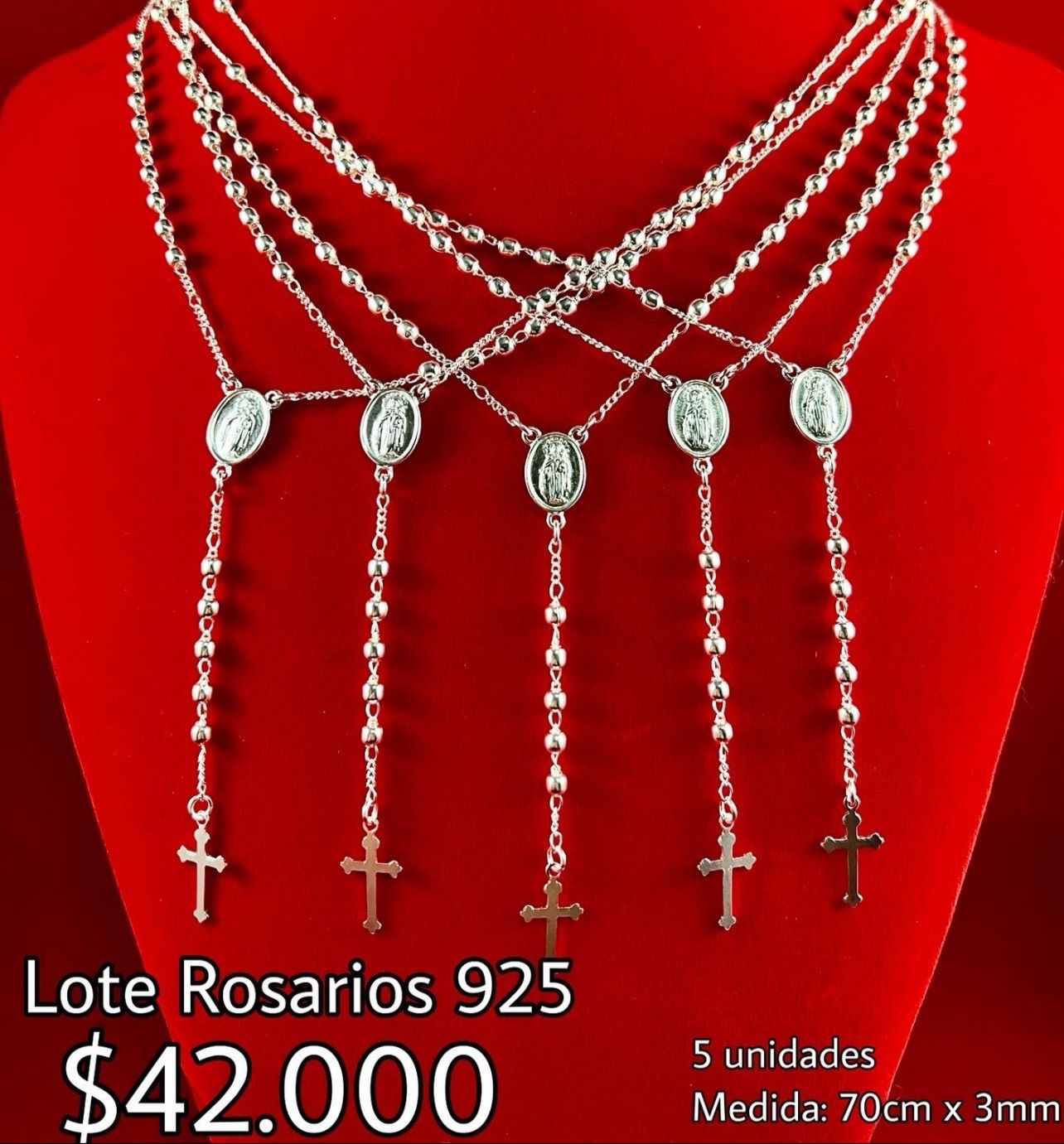 Lote Rosarios 925💎