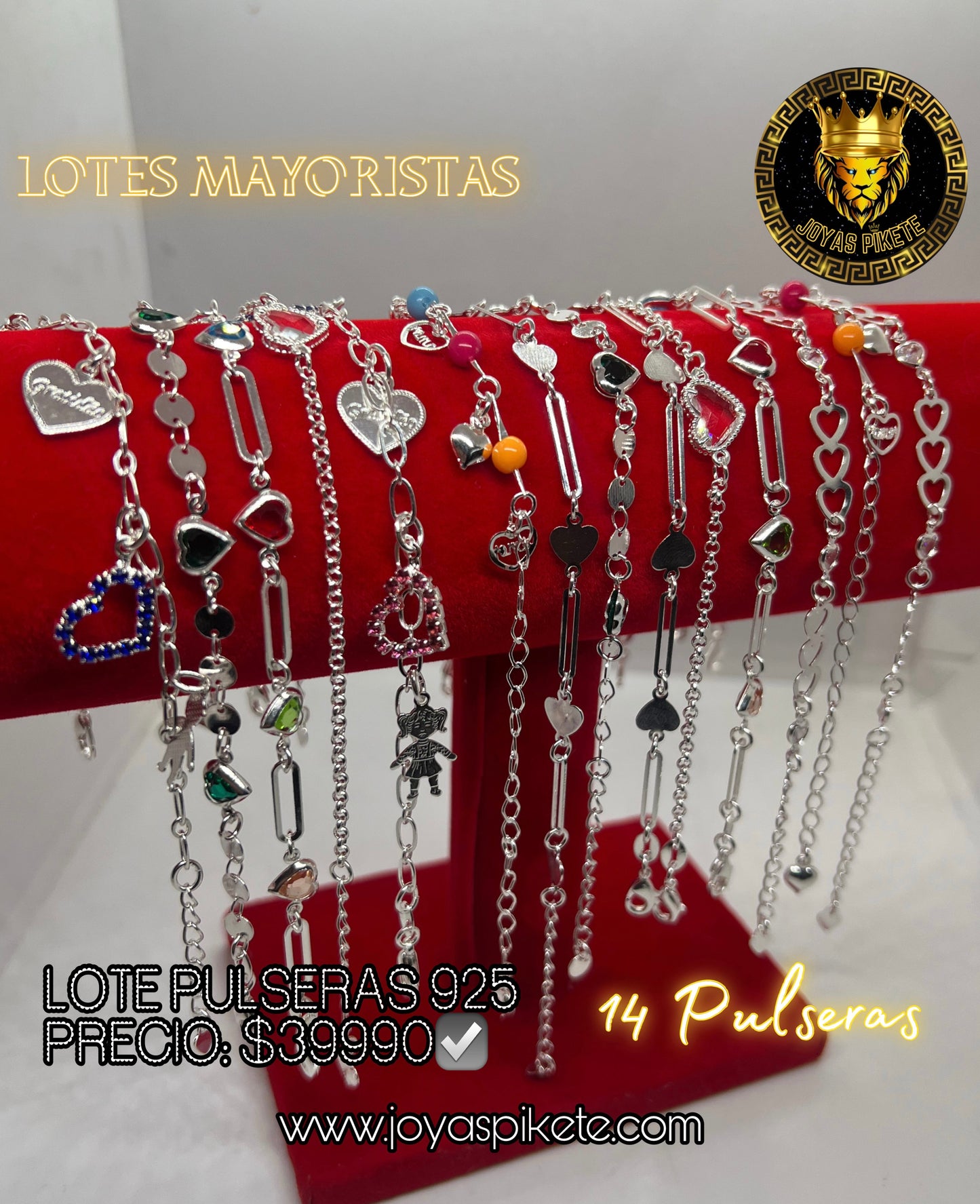 Lote Pulseras Femeninas 925💎