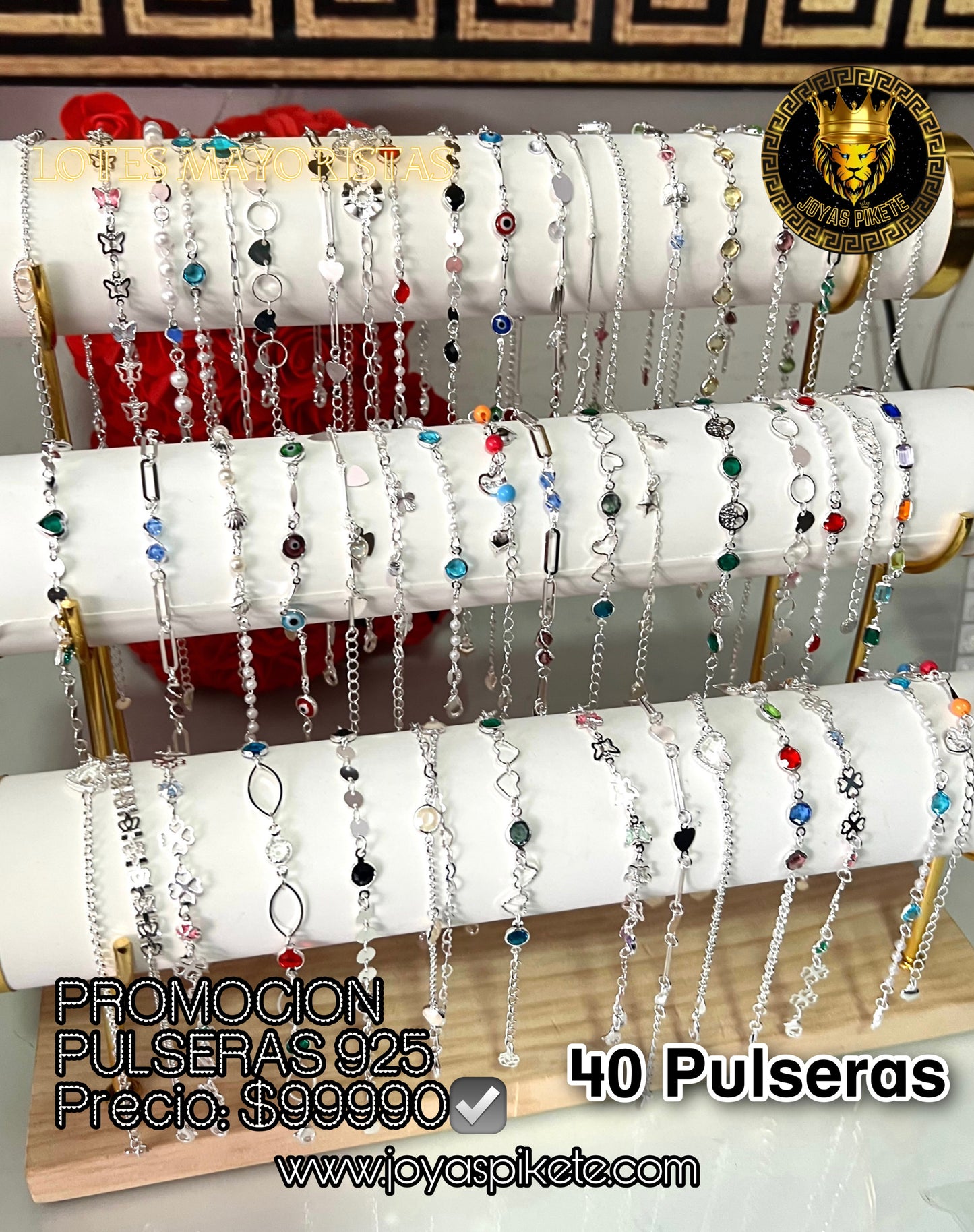 PROMOCIÓN 40 PULSERAS 925💎