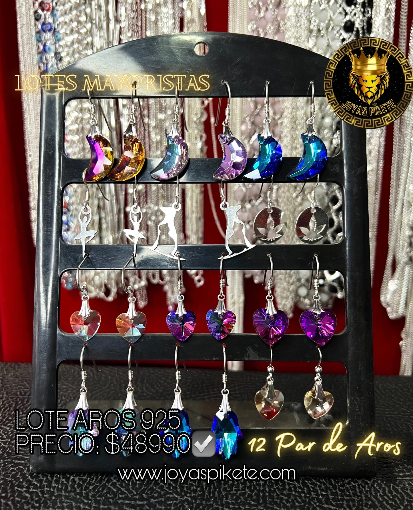 Lote Aros Femeninos 925💎