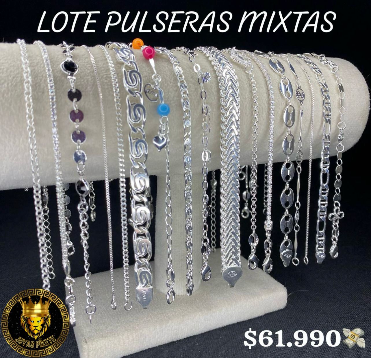 Lote Pulseras Mixtas 925💎