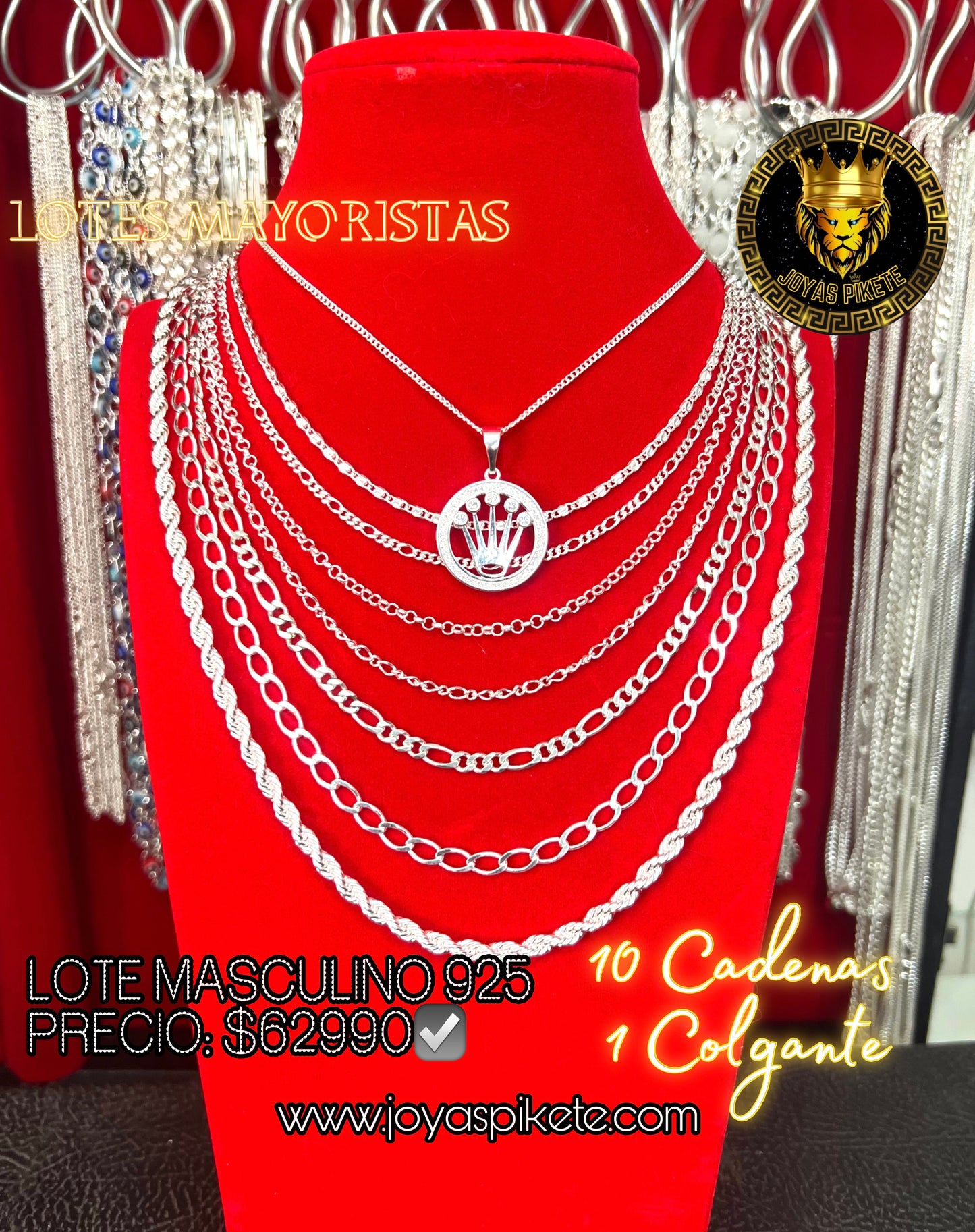 Lote Cadenas 925💎