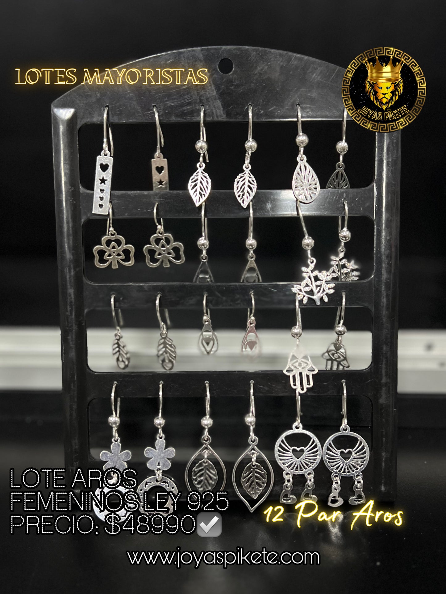 Lote Aros Femeninos 925💎