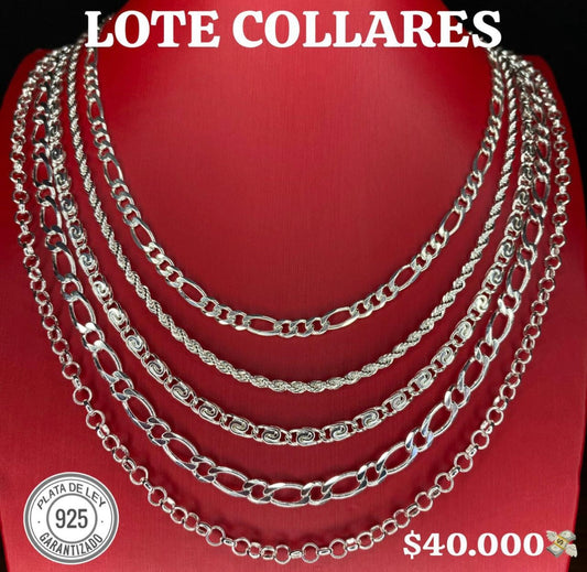 Lote Cadenas Masculinas 925