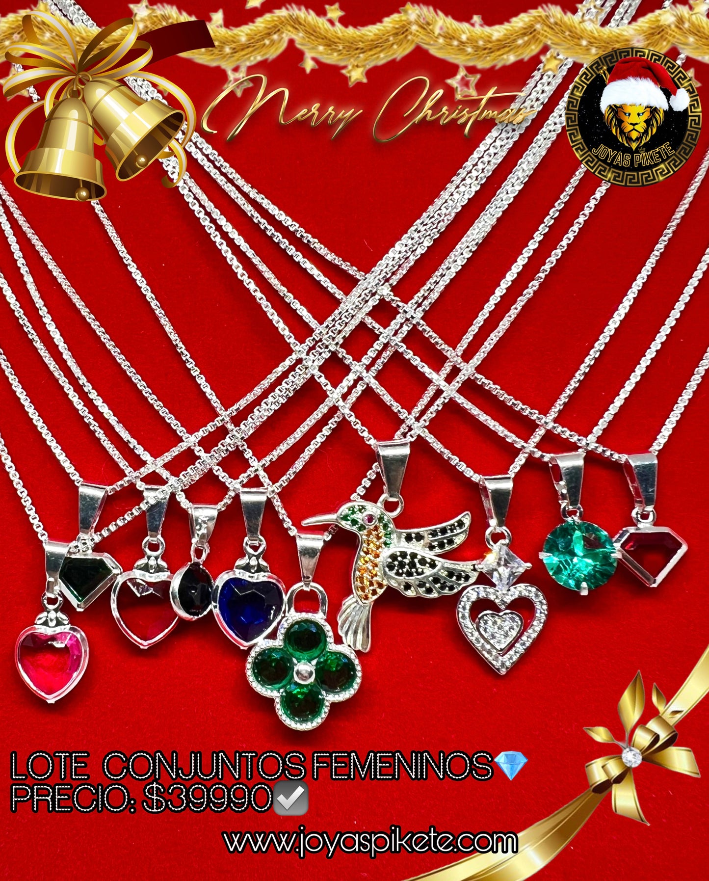 LOTE CONJUNTOS NAVIDEÑOS LEY 925🎅🏻💎