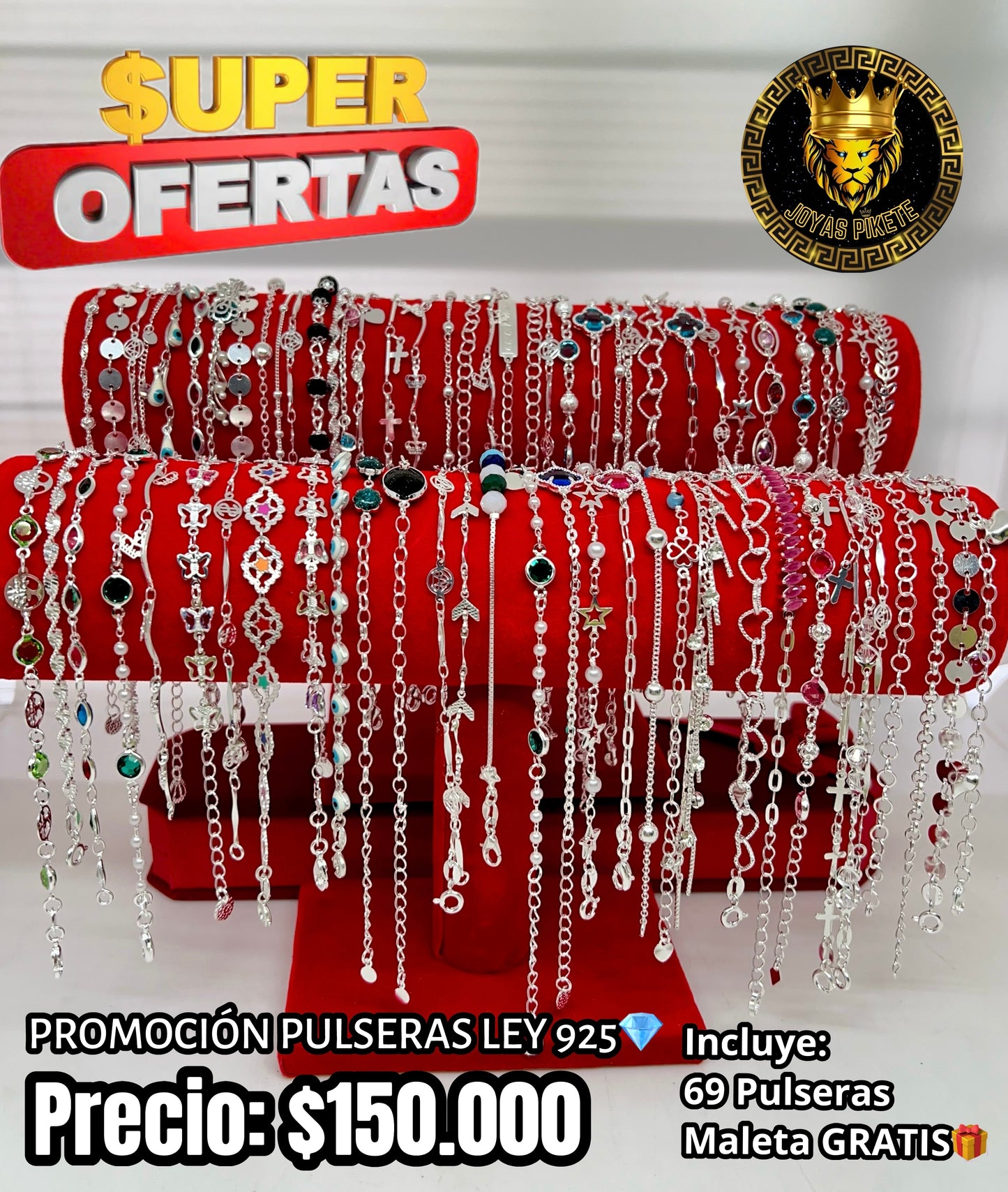 Promoción Pulseras Femeninas 925