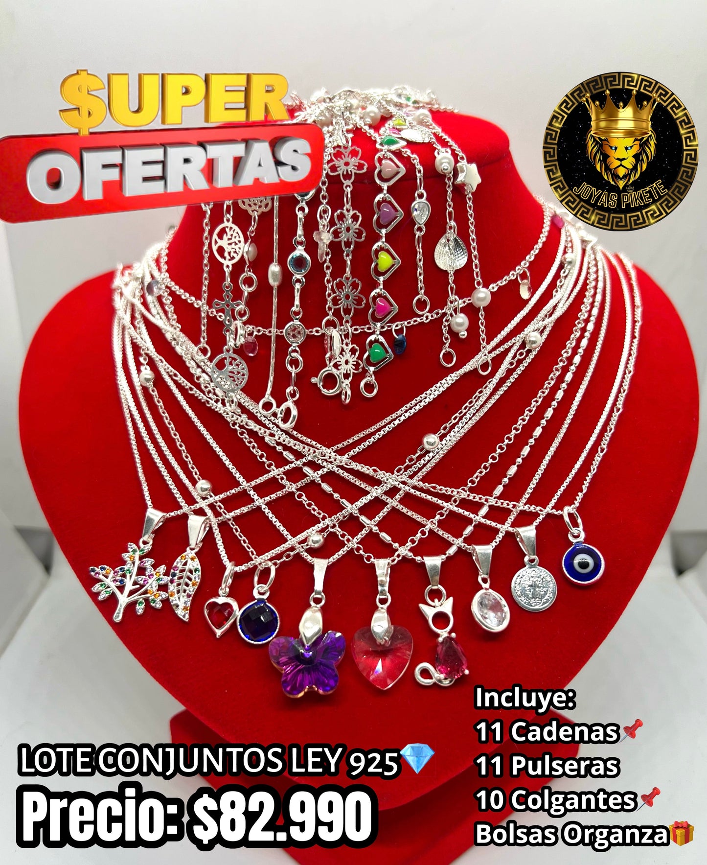 Lote Cadenas Femeninas 925