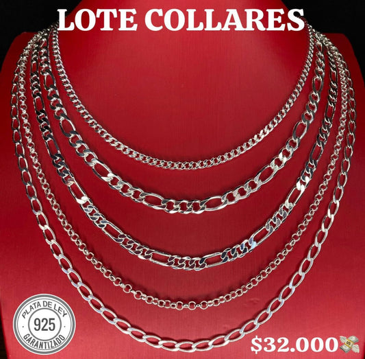 Lote Cadenas Masculinas 925