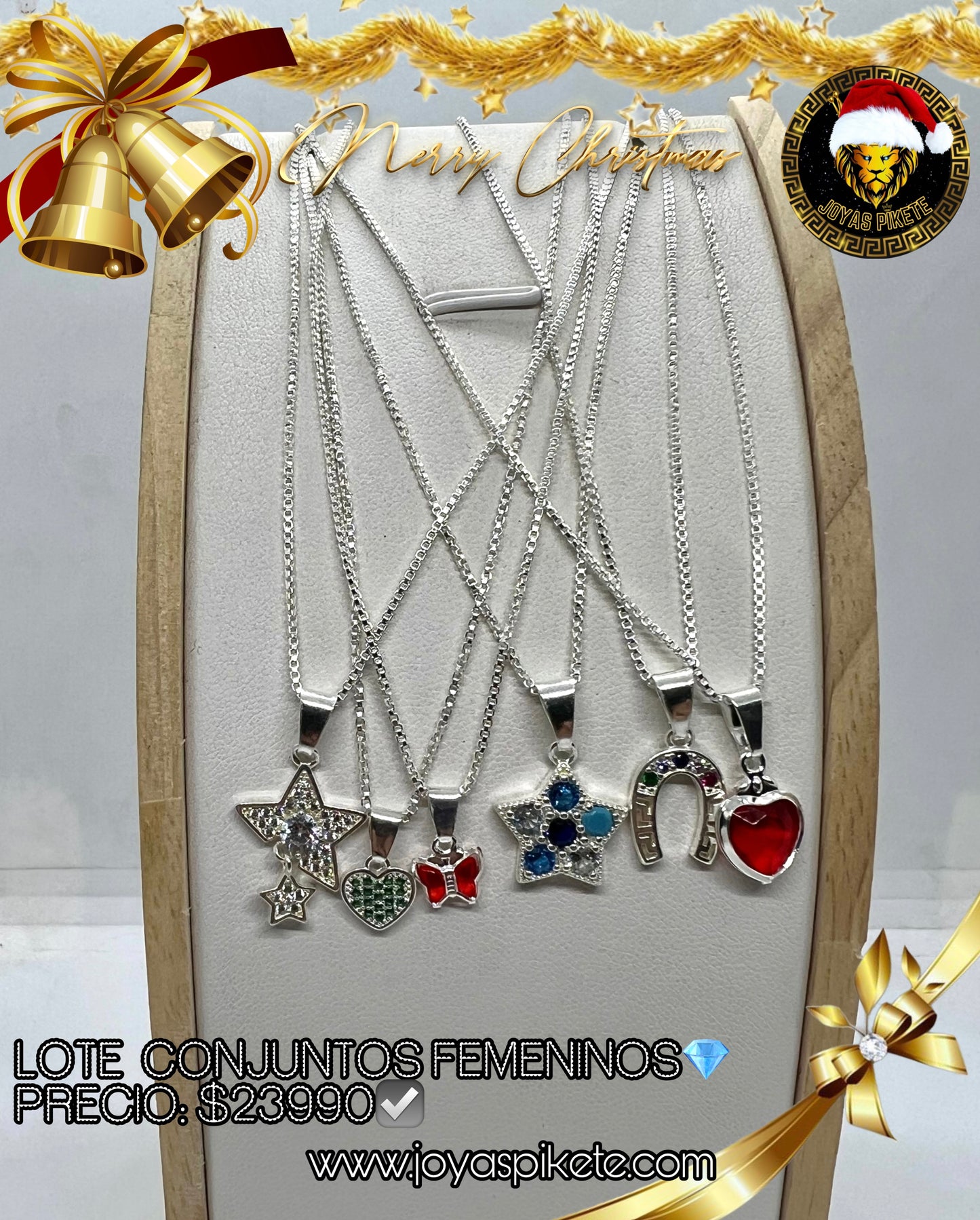 LOTE CONJUNTOS NAVIDEÑOS LEY 925🎅🏻💎