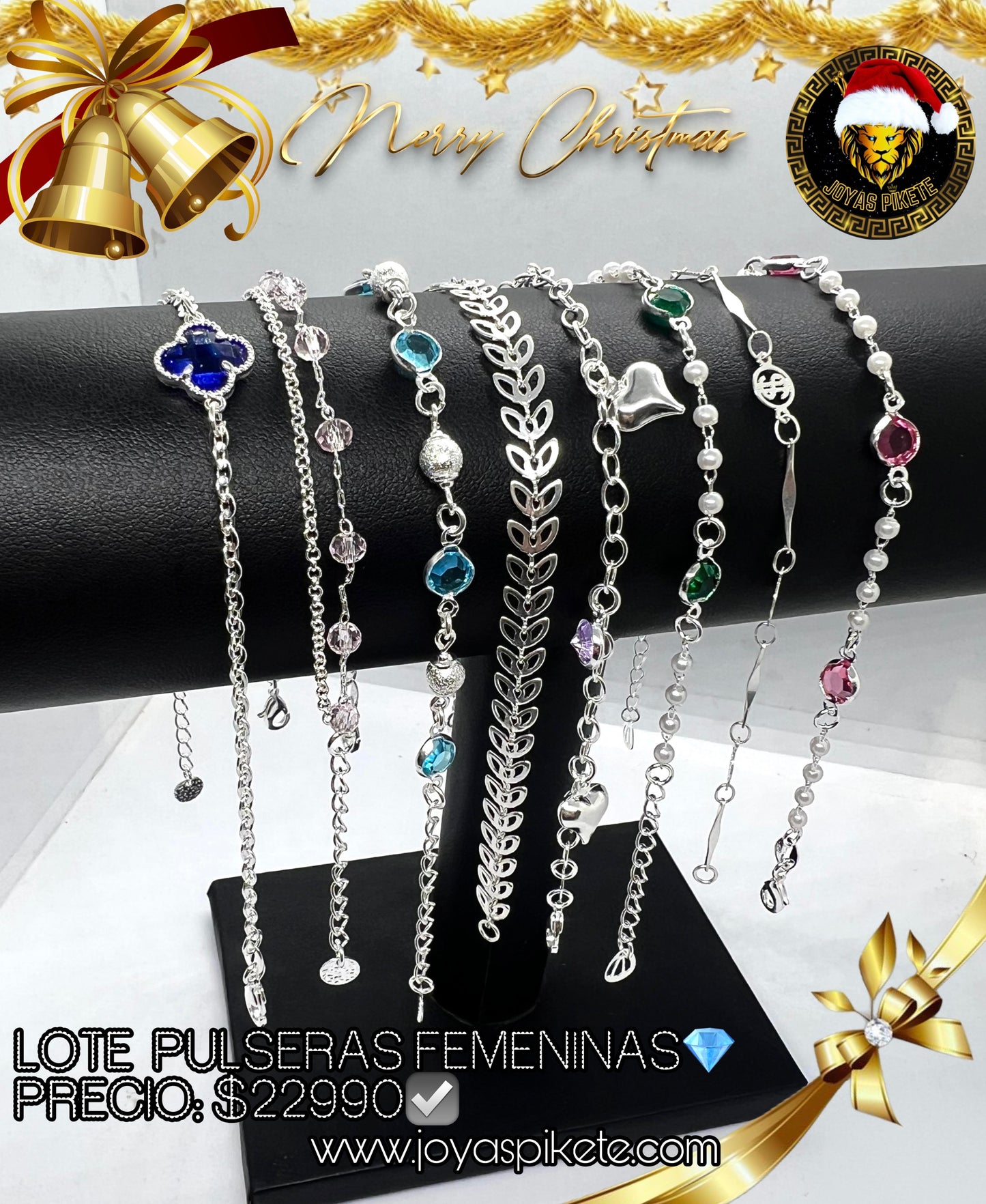 LOTES PULSERAS NAVIDEÑAS 925💎🎅🏻