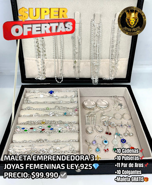 Maleta Joyas Femeninas 925