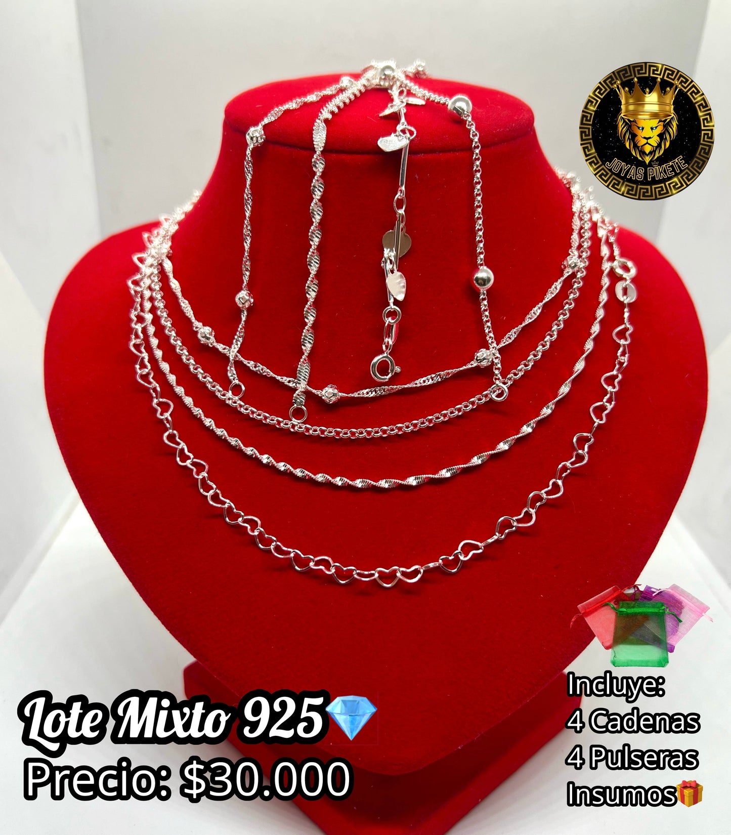 Lote Cadenas Femeninas 925