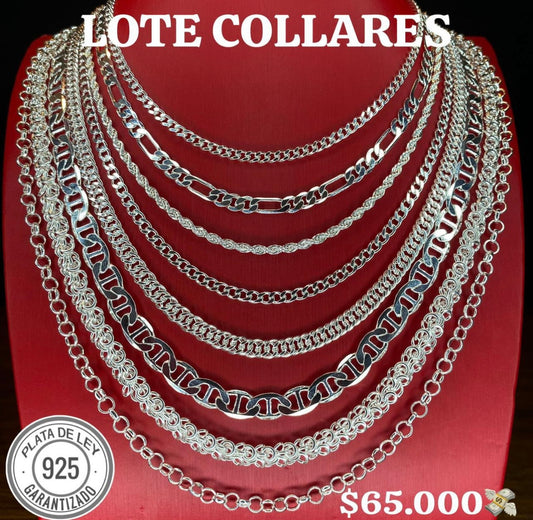 Lote Cadenas Masculinas 925