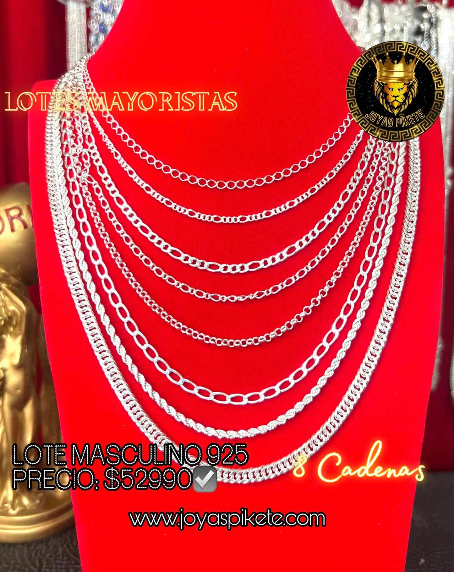 Lote Cadenas 925💎