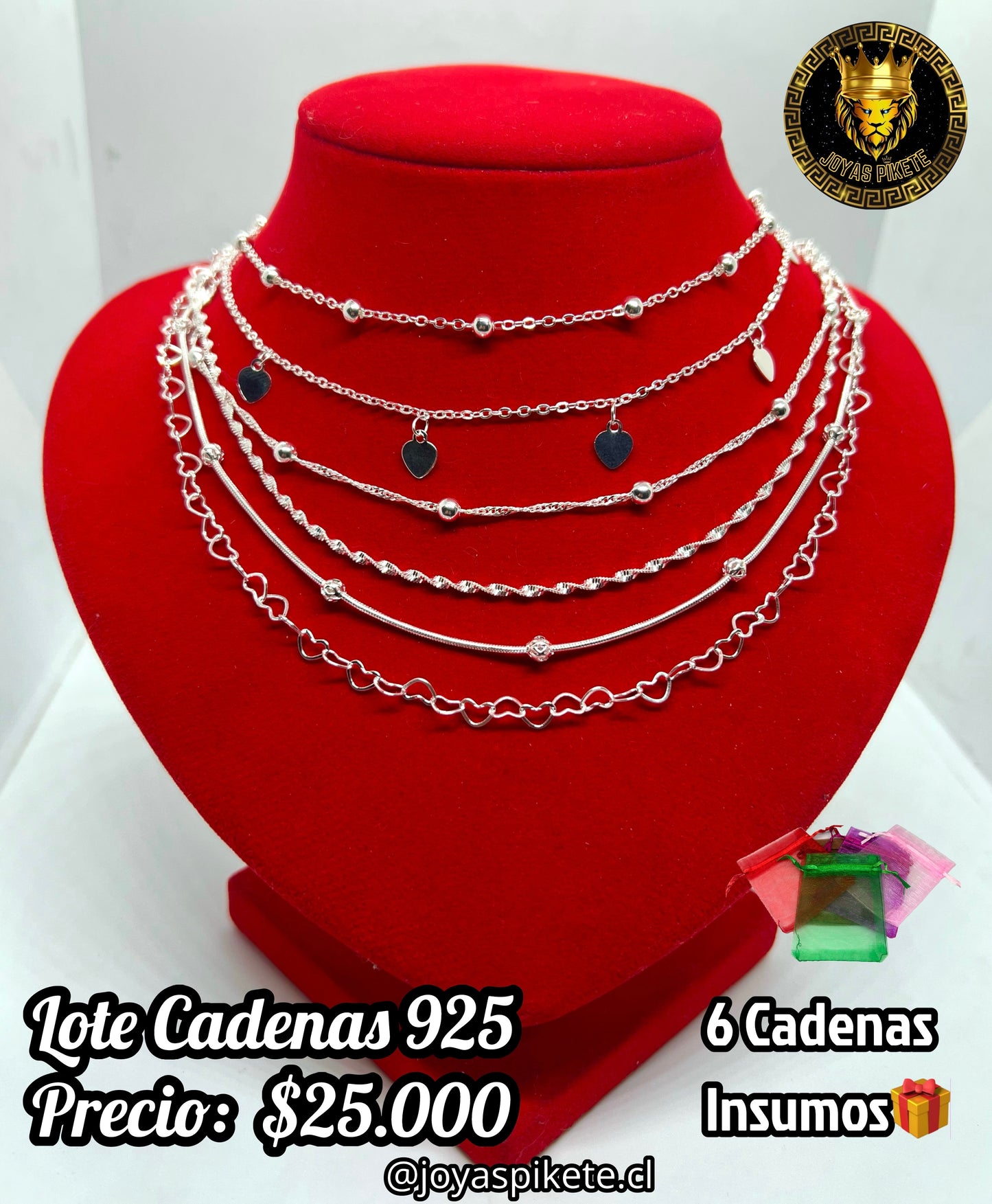 Lote Cadenas Femeninas 925