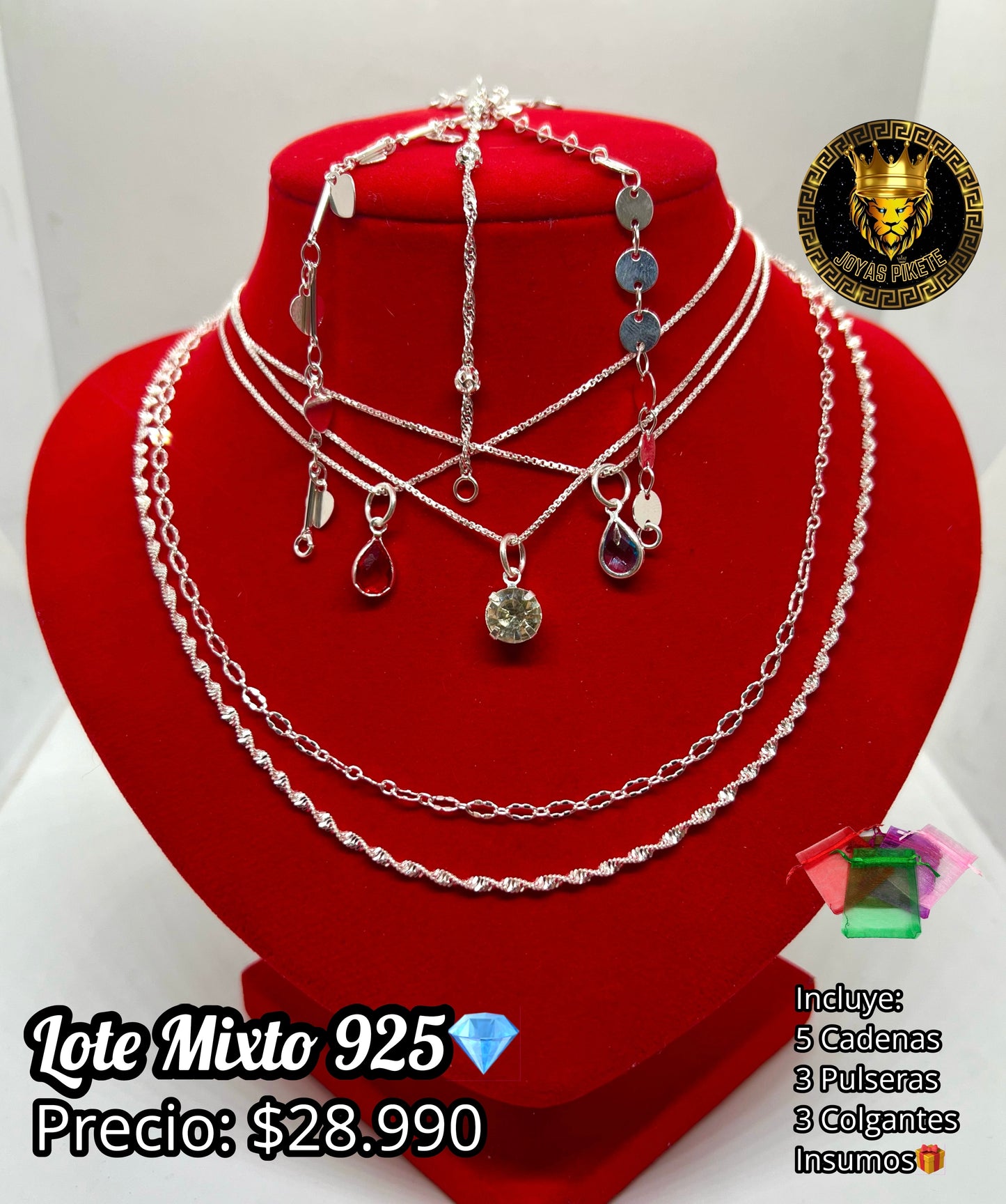 Lote Cadenas Femeninas 925