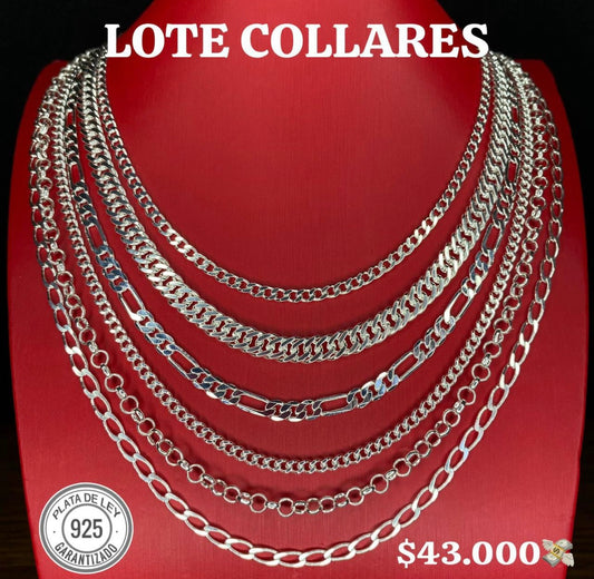 Lote Cadenas Masculinas 925