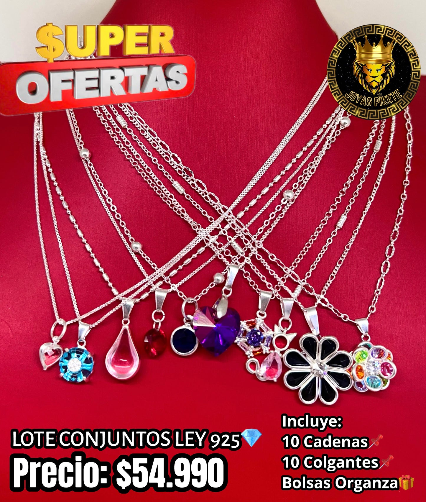 Lote Cadenas Femeninas 925