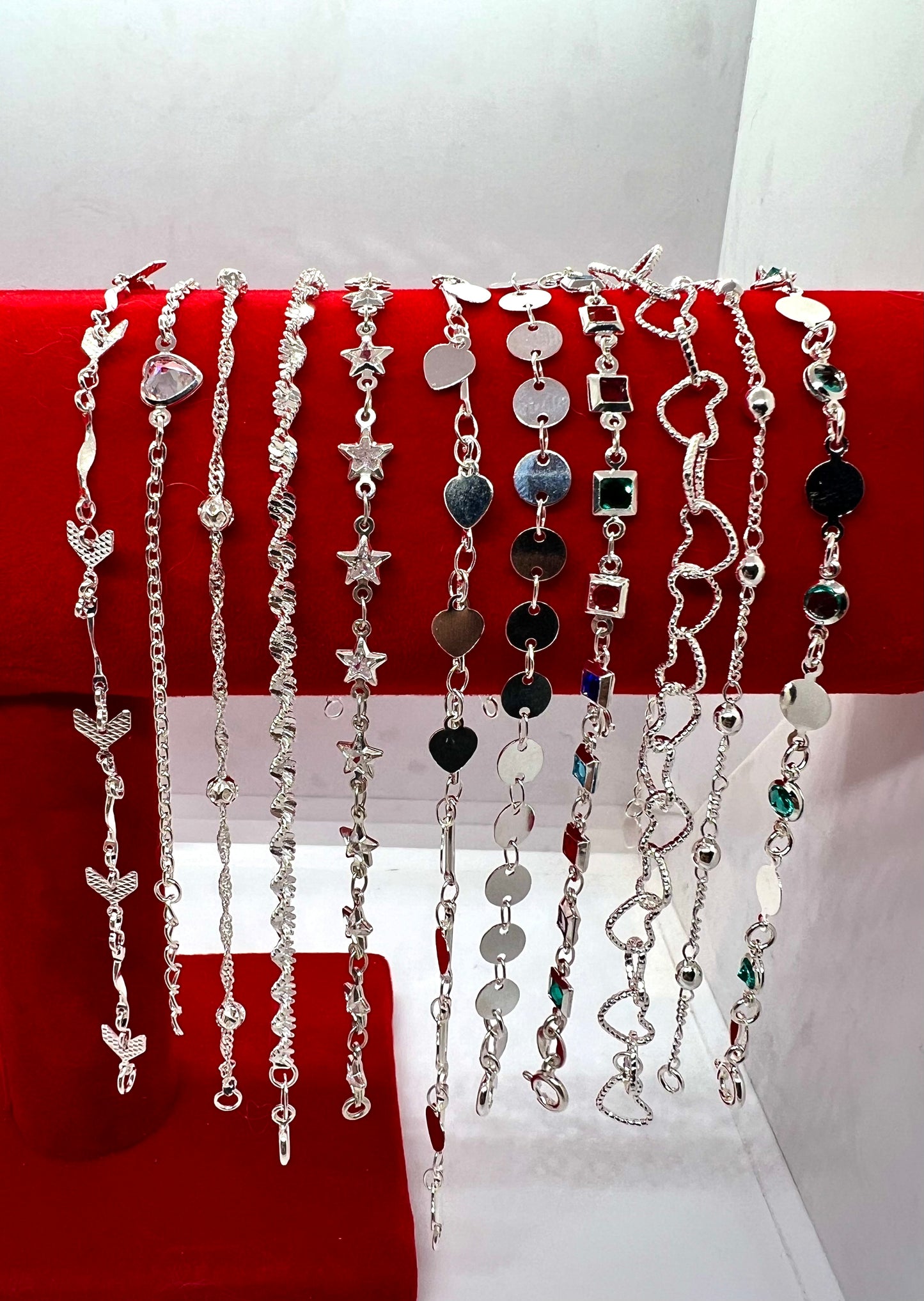 Lote Pulseras Femeninas 925