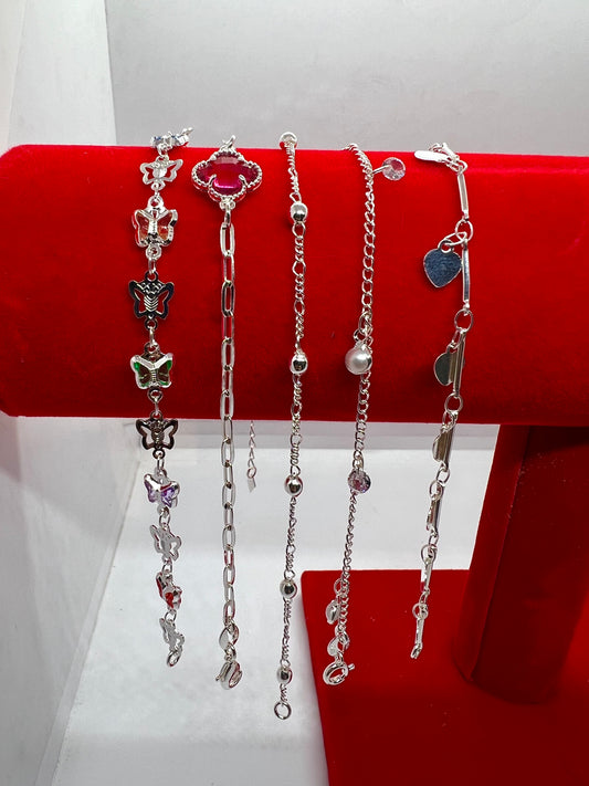 Lote Pulseras Femeninas 925