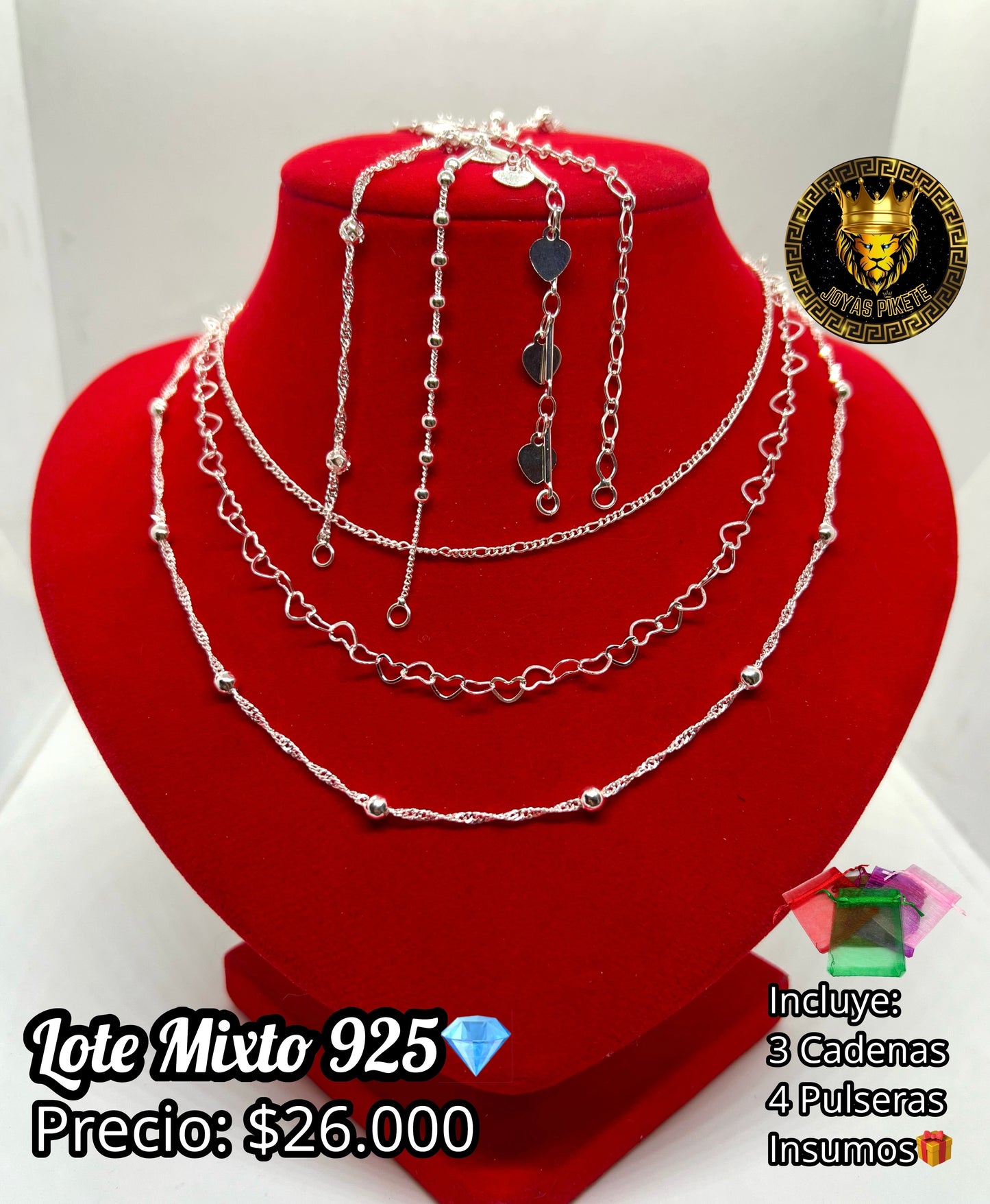 Lote Cadenas Femeninas 925