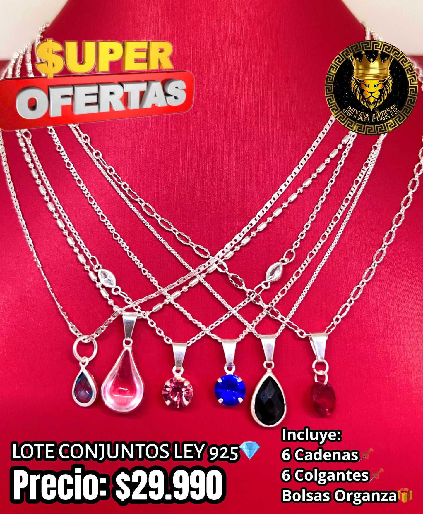 Lote Cadenas Femeninas 925