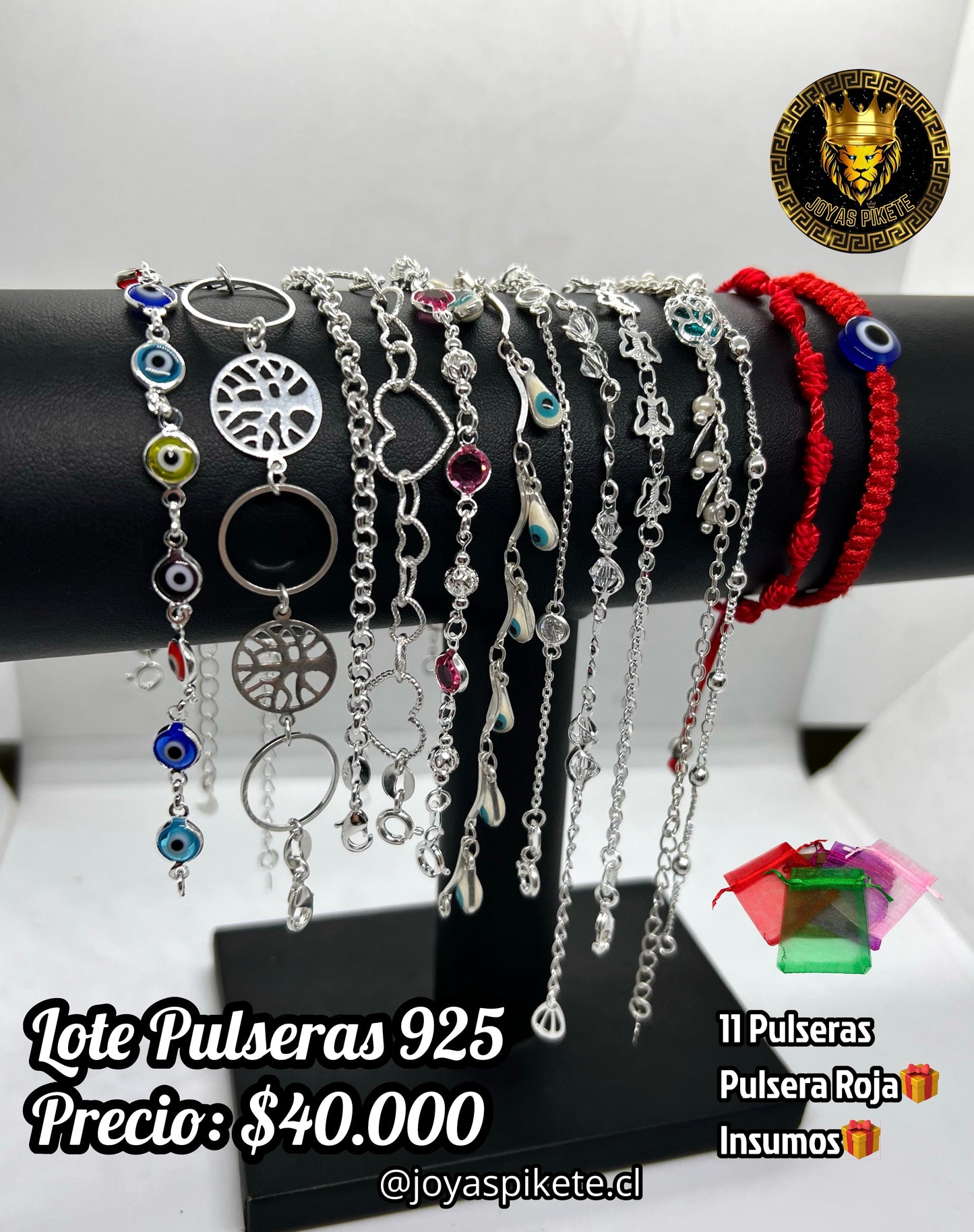 Lote Pulseras Femeninas 925