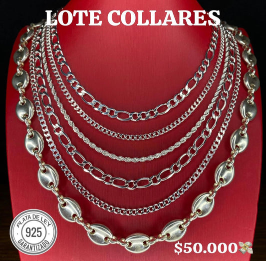 Lote Cadenas Masculinas 925