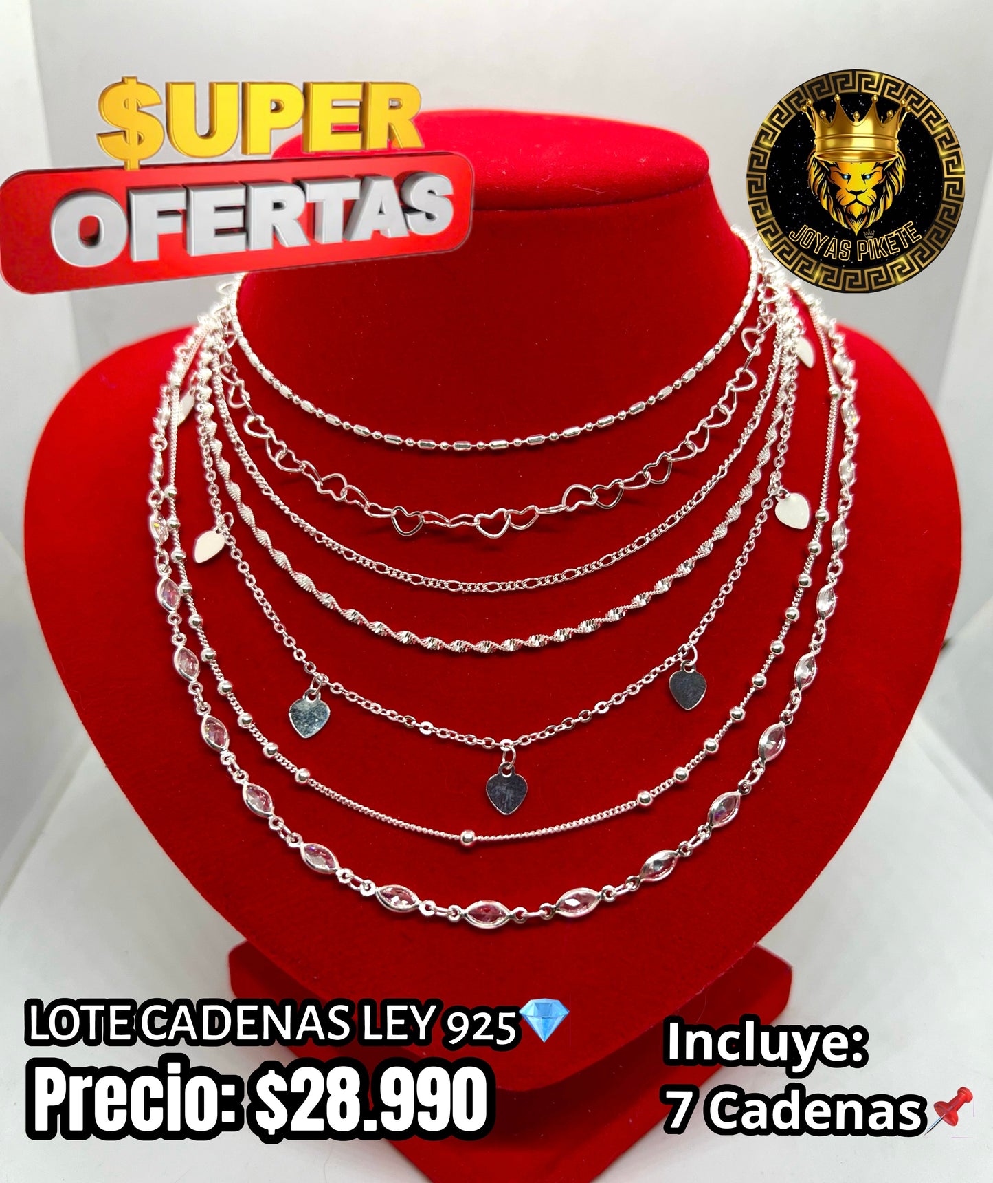 Lote Cadenas Femeninas 925