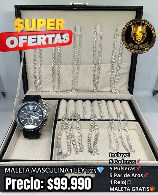 Maleta Masculina Ley 925