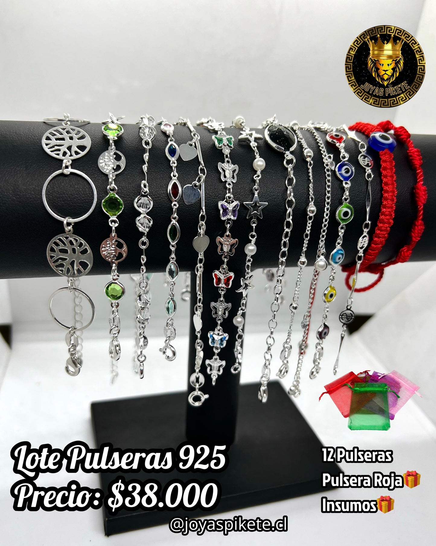 Lote Pulseras Femeninas 925