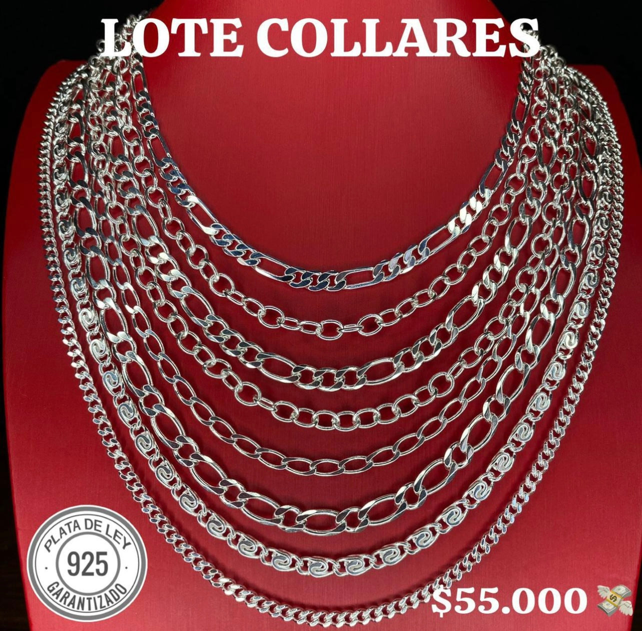 Lote Cadenas Masculinas 925