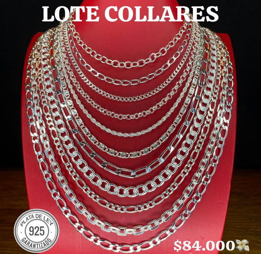 Lote Cadenas Masculinas 925